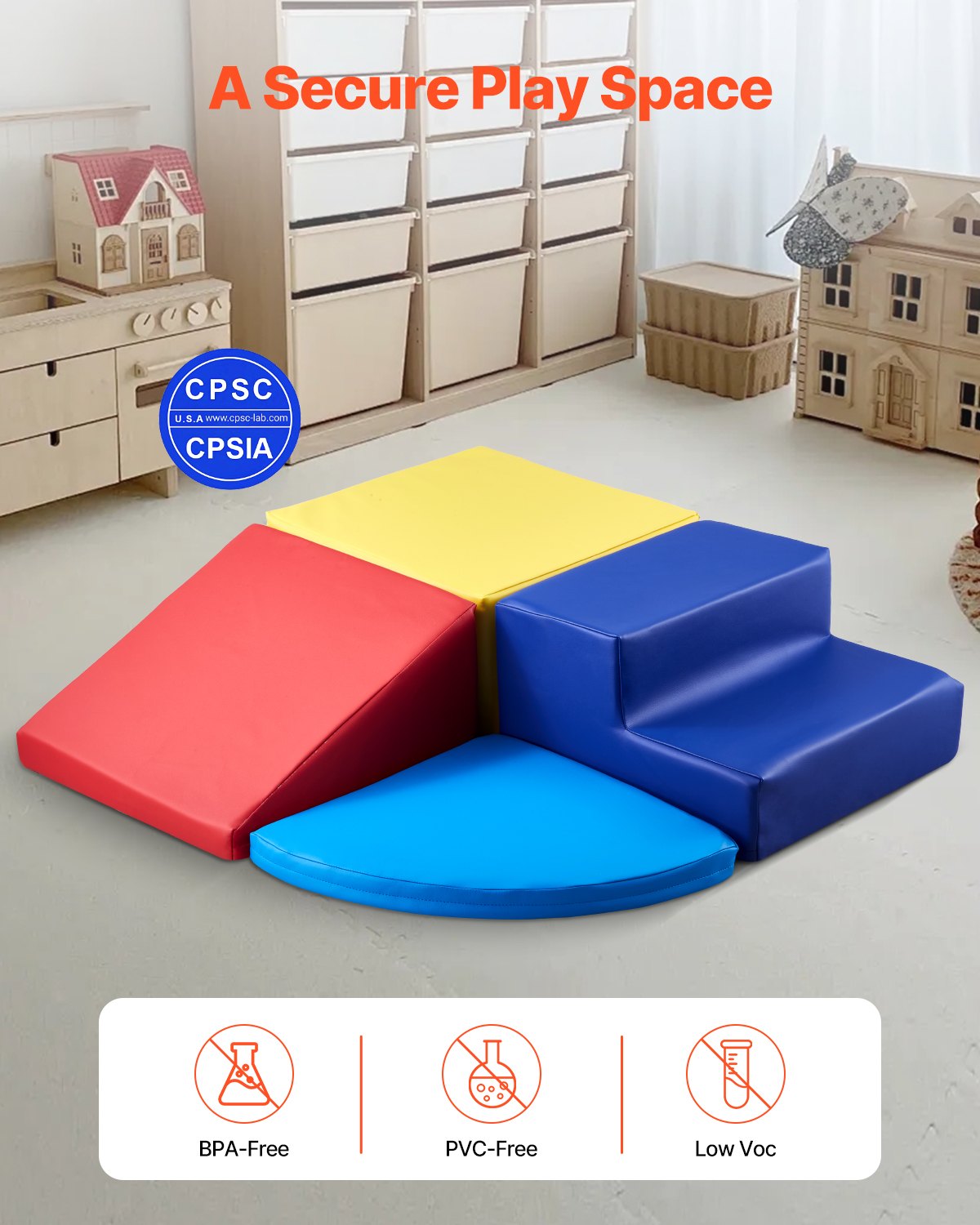 Save Your Sofa, Reclaim Your Peace. The High-Density Foam Climbing Set That Gives Them a Better (and Safer) Place to Explore