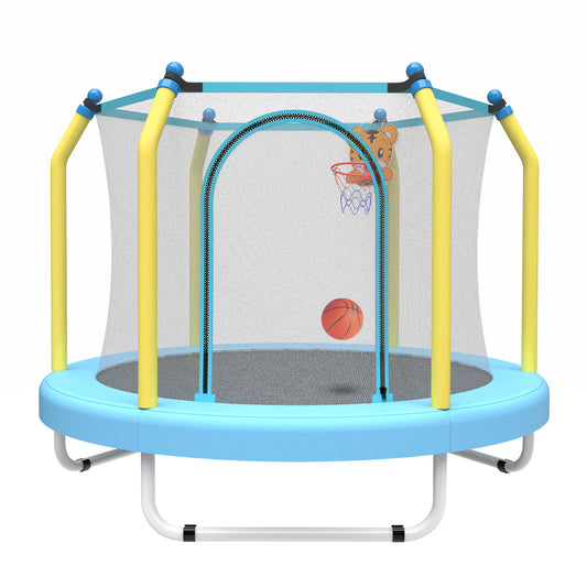 55-Inch Trampoline for Kids