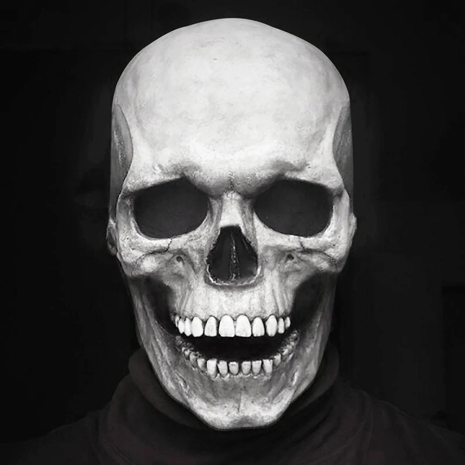 Full Head Skull Skeleton Mask - Realistic Halloween Mask - Home Kartz