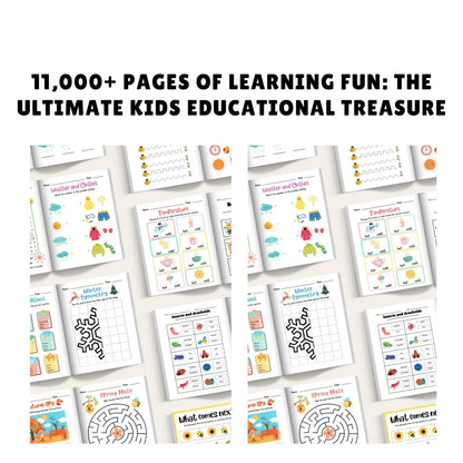 ( Digital Download )🌟 Ignite Your Child's Learning Journey: The 11,000+ Ultimate Educational Resource Vault! 🌟