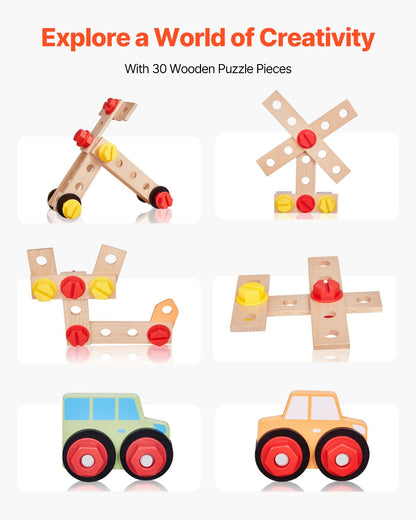 From Blueprints to Reality. The 32-Piece Wooden Engineering Lab That Turns Toddlers Into Little Architects (Without the Screen Time)
