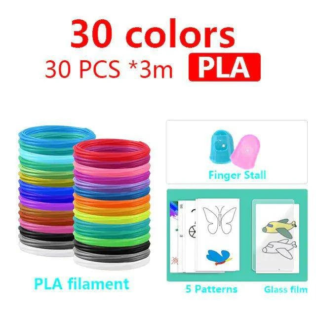 Unleash Creativity with 3D Pen Filament - Colorful & Safe Plastic for 3D Print Pens - Home Kartz