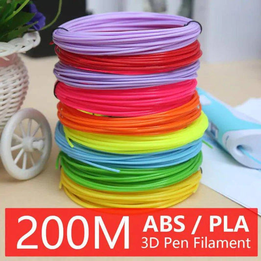 Unleash Creativity with 3D Pen Filament - Colorful & Safe Plastic for 3D Print Pens - Home Kartz