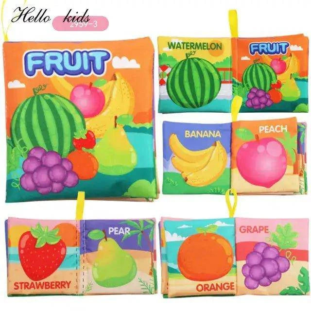 3D Soft Baby Books for Sensory Play | Interactive Cloth Books for Babies (0-3 Years) - Home Kartz
