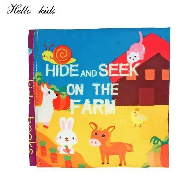3D Soft Baby Books for Sensory Play | Interactive Cloth Books for Babies (0-3 Years) - Home Kartz