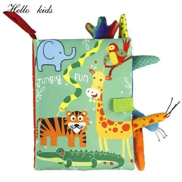 3D Soft Baby Books for Sensory Play | Interactive Cloth Books for Babies (0-3 Years) - Home Kartz