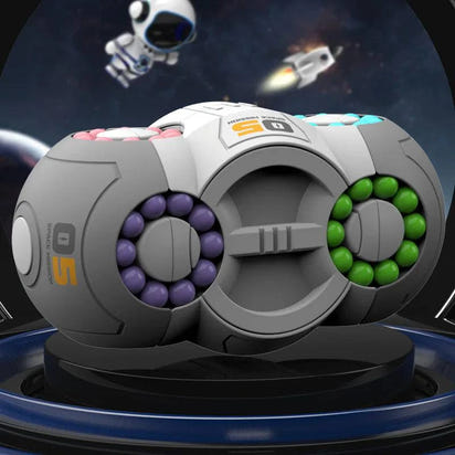 8-Sided Beaded Puzzle Cube – Ultimate Brain Teaser & Stress Reliever - Home Kartz