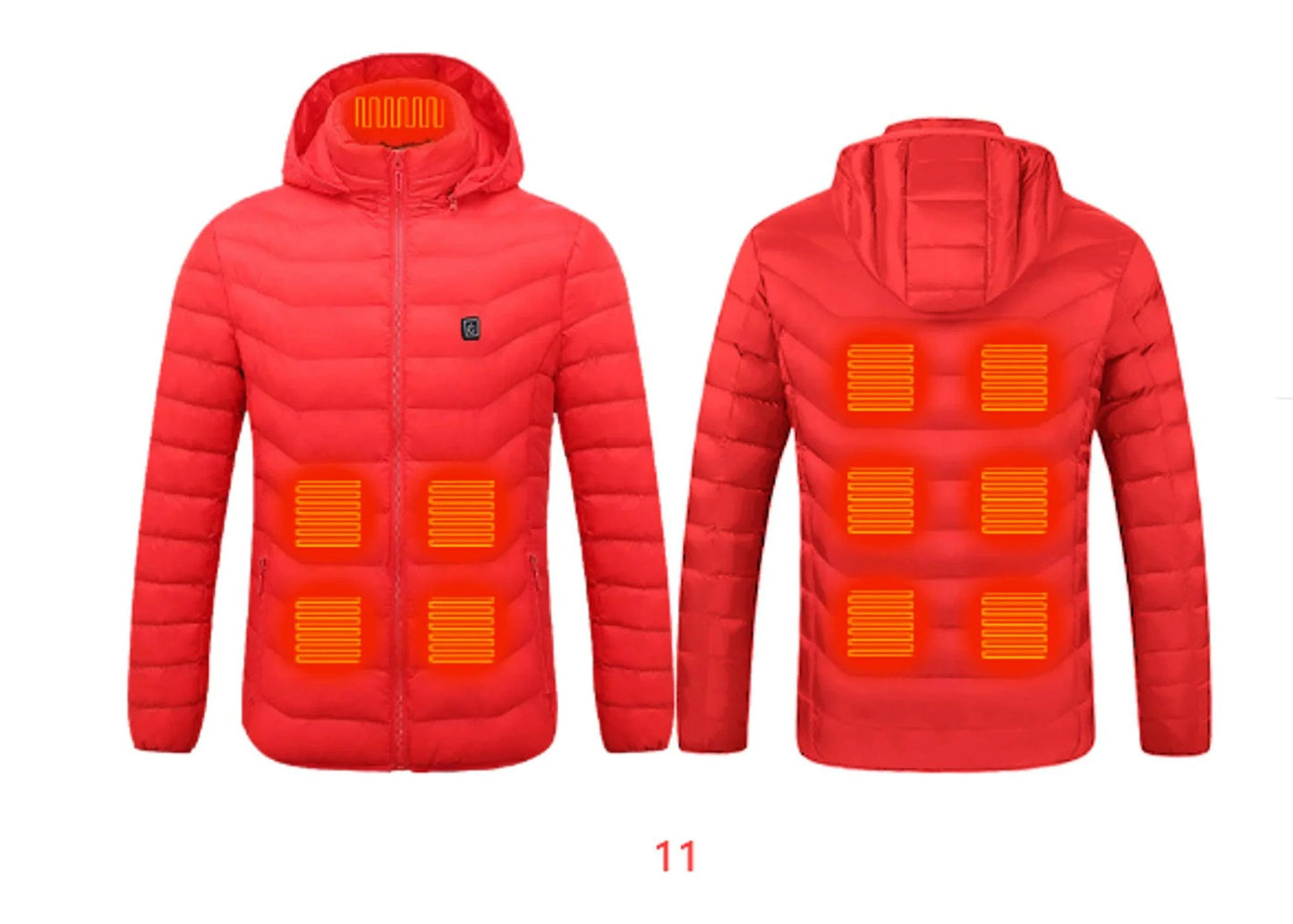 🔥 Hooded Heated Jackets | Stay Warm & Dry in Any Weather 🌧️ - Home Kartz