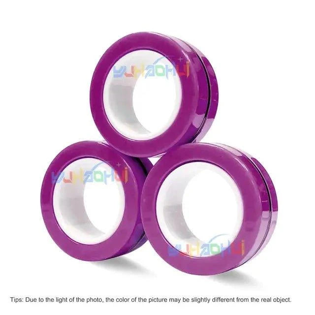 Safety Anti-Stress Magnetic Rings: Ultimate Stress Relief Toys - Home Kartz