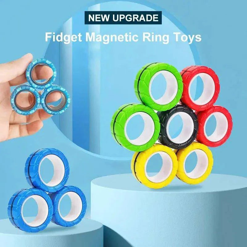 Safety Anti-Stress Magnetic Rings: Ultimate Stress Relief Toys - Home Kartz