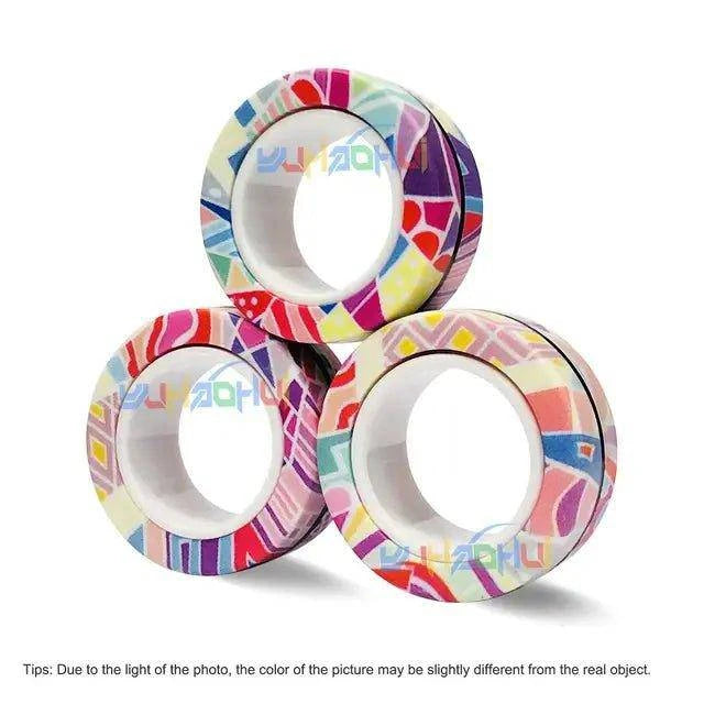 Safety Anti-Stress Magnetic Rings: Ultimate Stress Relief Toys - Home Kartz