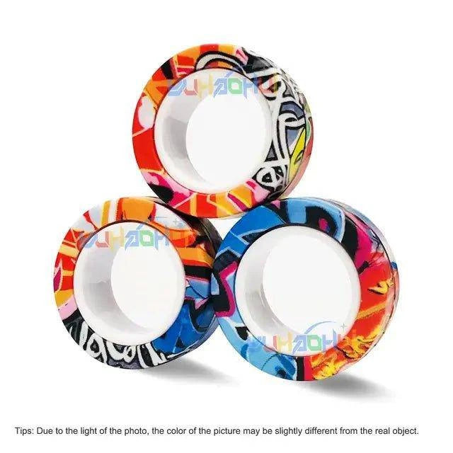 Safety Anti-Stress Magnetic Rings: Ultimate Stress Relief Toys - Home Kartz
