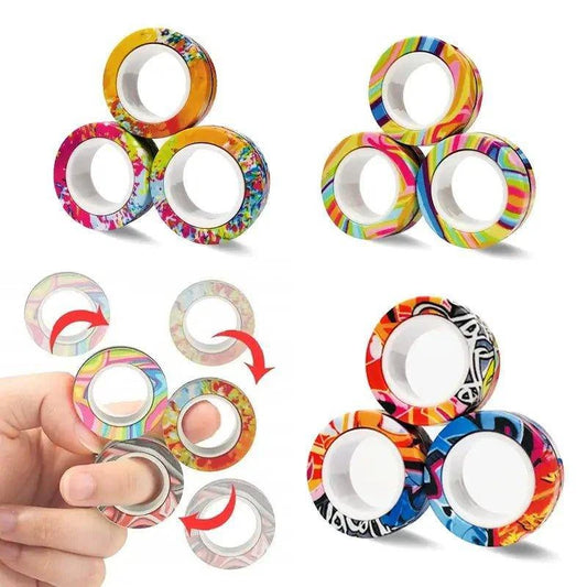 Safety Anti-Stress Magnetic Rings: Ultimate Stress Relief Toys - Home Kartz