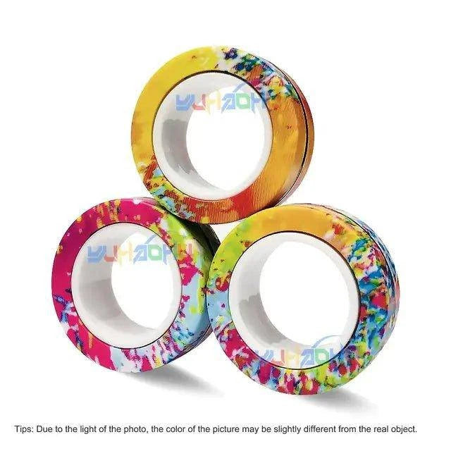 Safety Anti-Stress Magnetic Rings: Ultimate Stress Relief Toys - Home Kartz