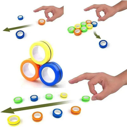 Safety Anti-Stress Magnetic Rings: Ultimate Stress Relief Toys - Home Kartz