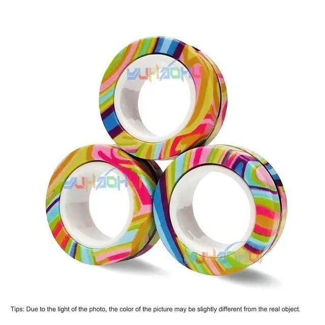 Safety Anti-Stress Magnetic Rings: Ultimate Stress Relief Toys - Home Kartz
