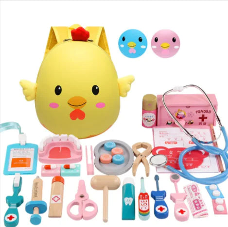 Cure Curiosity - Montessori Wooden Doctor Set That Inspires Kindness & Learning!