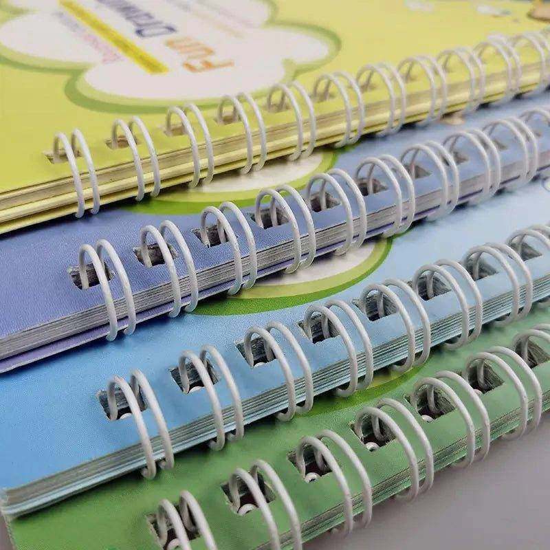 4 Books Pen Magic Copy Book – Make Handwriting Fun and Reusable for Kids - Home Kartz