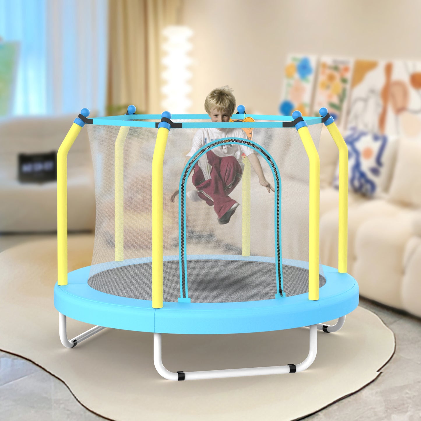 Save Your Sofa, Reclaim Your Sanity. The Silent 55” Adventure Trampoline That Turns 'Toddler Energy' Into Healthy, Independent Play