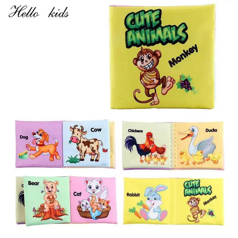 3D Soft Baby Books for Sensory Play | Interactive Cloth Books for Babies (0-3 Years) - Home Kartz