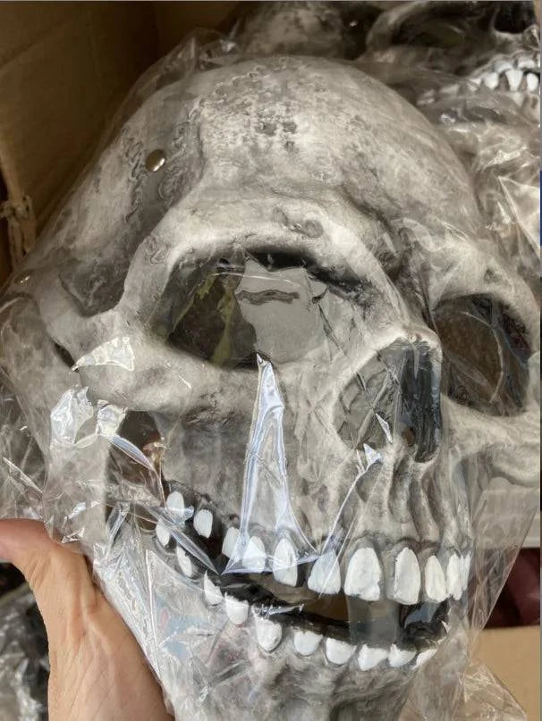 Full Head Skull Skeleton Mask - Realistic Halloween Mask - Home Kartz