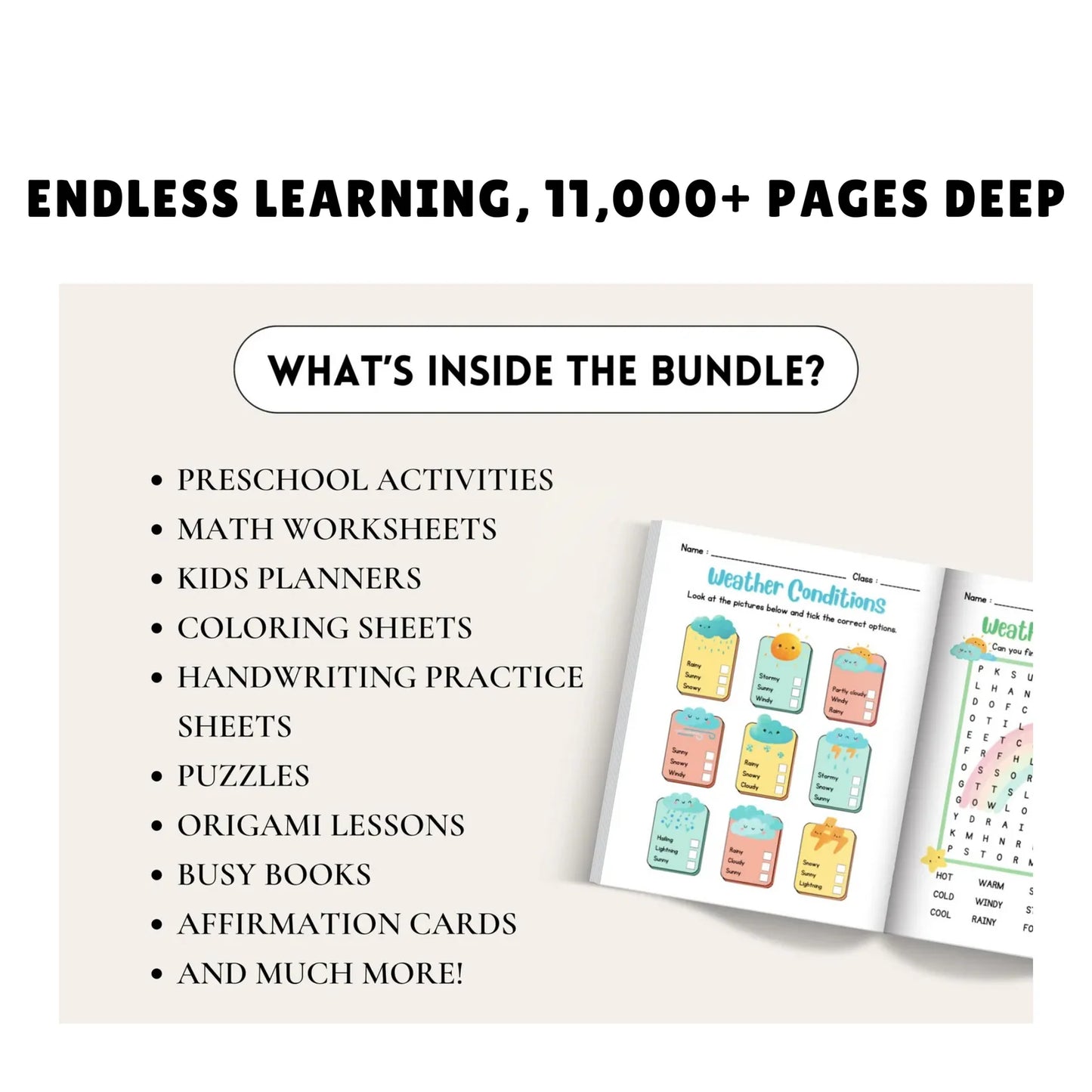 ( Digital Download )🌟 Ignite Your Child's Learning Journey: The 11,000+ Ultimate Educational Resource Vault! 🌟