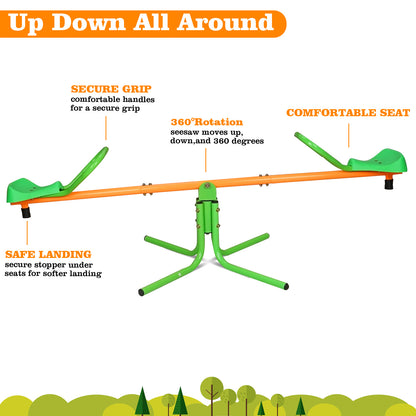 360-Degree Spinning Seesaw for Kids