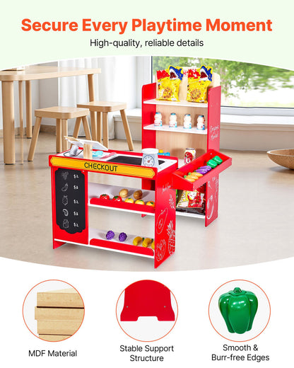 Interactive Kids Grocery Store Playset