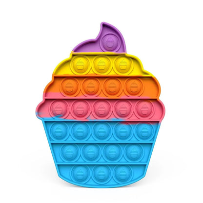 🎉 Push Pop Bubble Silicone Toy for Kids | Stress Relief & Sensory Fun 🌟 - Home Kartz