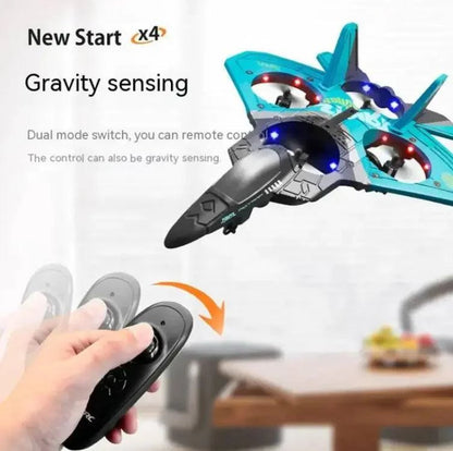 Take to the Skies with the V17 Fighter Drone - The Ultimate Children's Remote Control Aircraft - Home Kartz