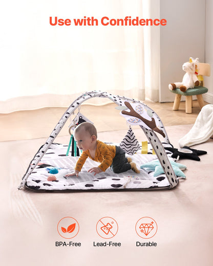 One Mat, 18 Months of Discovery. The Machine-Washable Sensory Hub That Grows with Your Baby from First Look to First Steps