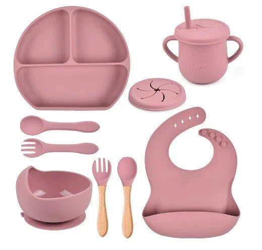 Complete 5-Piece Silicone Children's Tableware Set | Mess-Free Feeding - Home Kartz