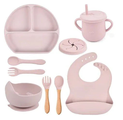 Complete 5-Piece Silicone Children's Tableware Set | Mess-Free Feeding - Home Kartz