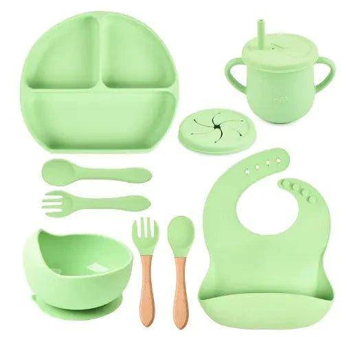Complete 5-Piece Silicone Children's Tableware Set | Mess-Free Feeding - Home Kartz