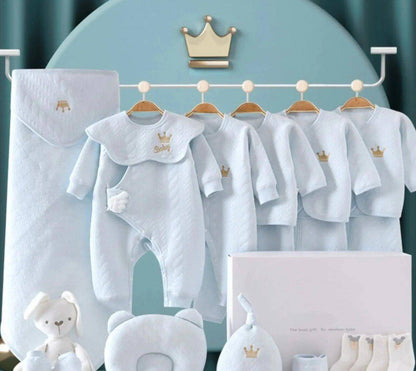 6 Item Bundle: Welcome Your Newborn with Our Baby Luxe Gift Set - Home Kartz