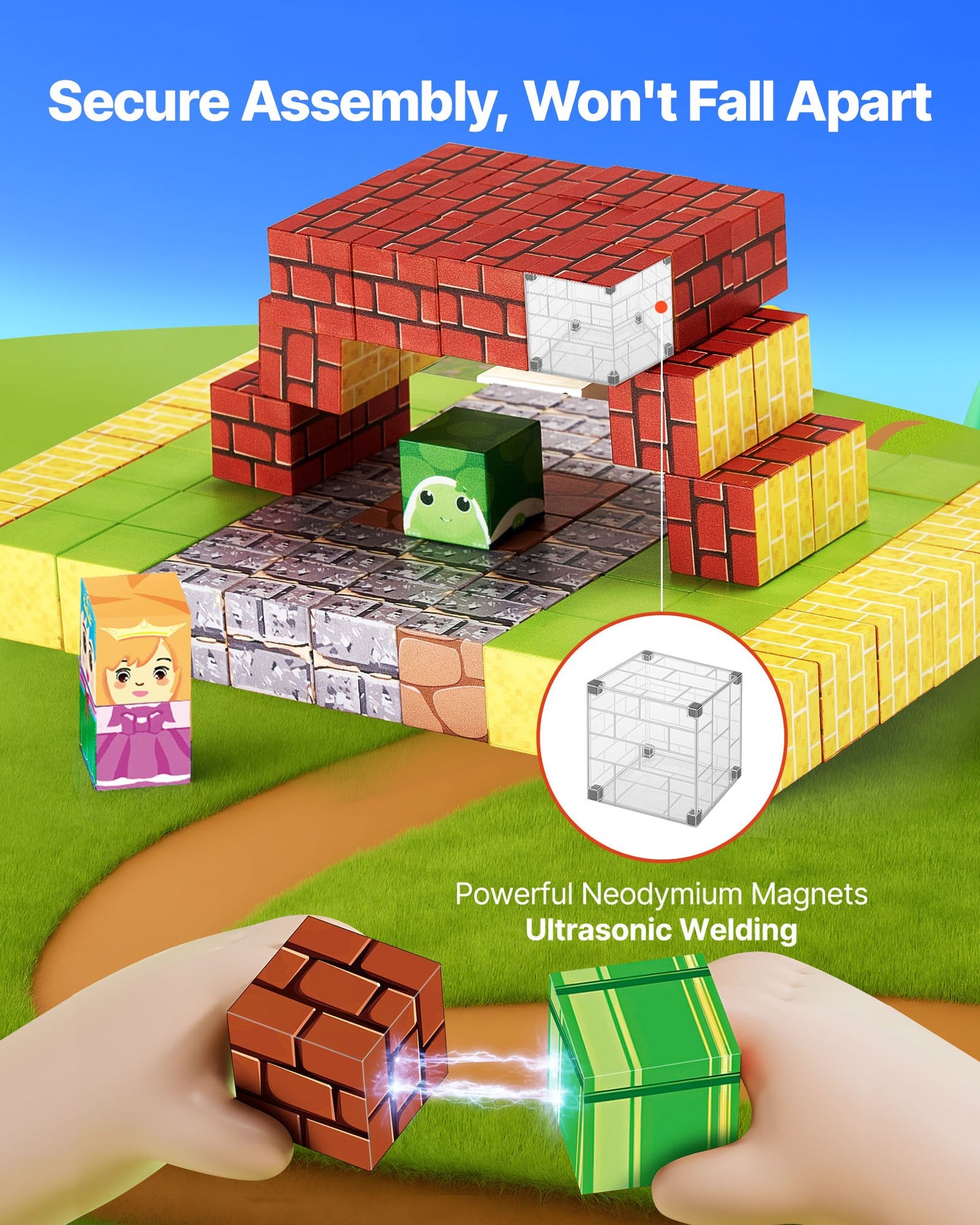 🏗️ Stronger Magnets. Taller Towers. Zero Collapses. The 100-Piece Building Lab Engineered to Keep Their Creations (and Their Confidence) Standing Tall