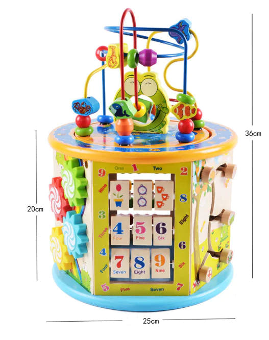 Explore, Count & Create : The Large Wooden Montessori Bead Box That Makes Learning an Adventure