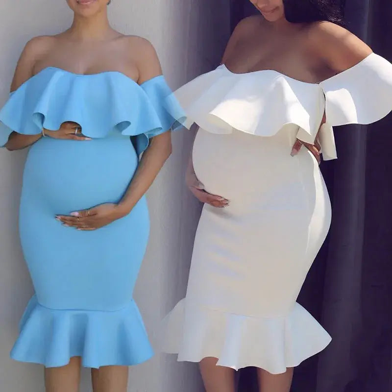 ✨ Embrace Your Radiance: Introducing the Ethereal Glow Maternity Photo Shoot Dress! ✨ - Home Kartz
