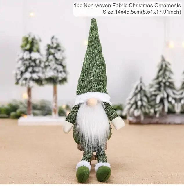 Gnome Christmas Faceless Doll – Whimsical Holiday Decoration for Festive Cheer | Perfect Holiday Gift - Home Kartz