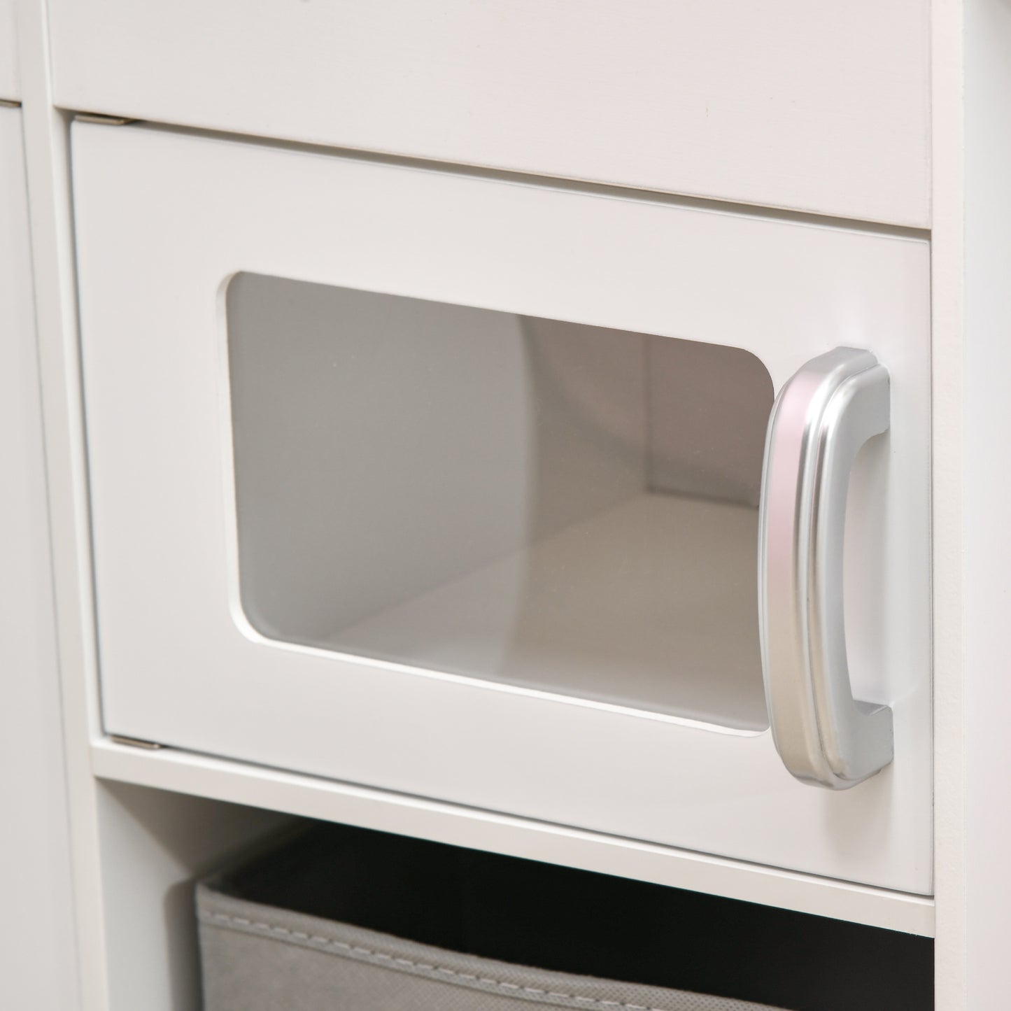The Only Play Kitchen That Looks as Good as Yours. A Space-Saving Corner Masterpiece Crafted from Premium MDF for Years of Elegant, Screen-Free Discovery