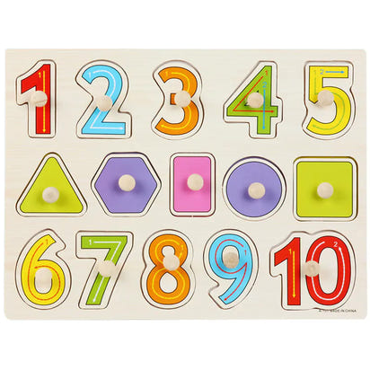 Montessori-Style Wooden Puzzle | Boosts Fine Motor Skills & Cognitive Focus