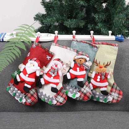 Reusable Festive Christmas Candy Bags for Holiday Gifts - Home Kartz