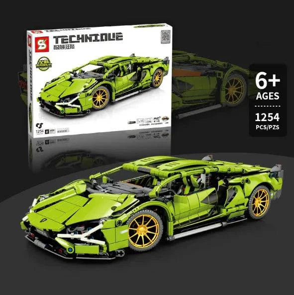 Explore High-Speed Thrills with the Ultimate Building Blocks Racing Sports Car Model – Perfect for Collectors! - Home Kartz