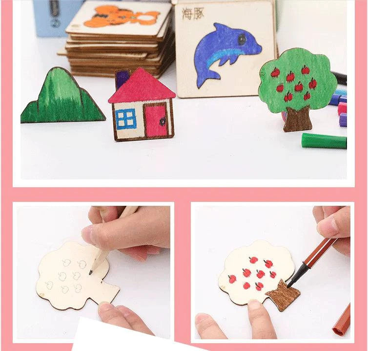 Spark Creativity with Our Children's Painting Template Drawing Tools Set – Perfect for Young Artists - Home Kartz