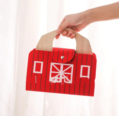 Barn Set Wooden Building Blocks | Inspire Creativity & Spatial Reasoning