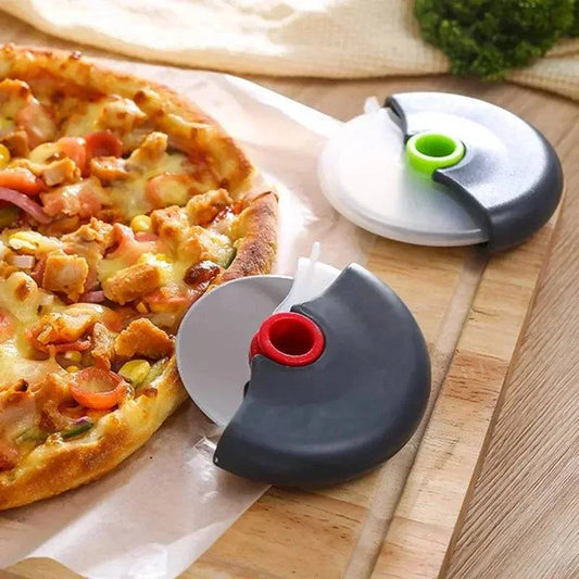 Stainless Steel Pizza Cutters - Effortless, Precise Slicing with Sharp Blade - Home Kartz
