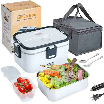 Electric Lunch Box: 3-in-1 Heated Meal Solution for Cars, Trucks, Office and Home Use - Home Kartz