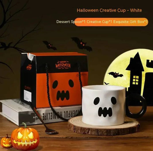 Pumpkin Charm Ceramic Mug – Halloween Party Mug and Festive Decor - Home Kartz