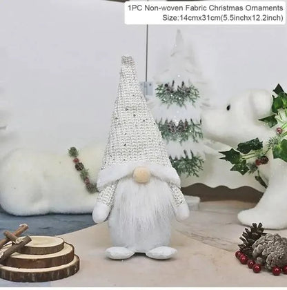 Gnome Christmas Faceless Doll – Whimsical Holiday Decoration for Festive Cheer | Perfect Holiday Gift - Home Kartz