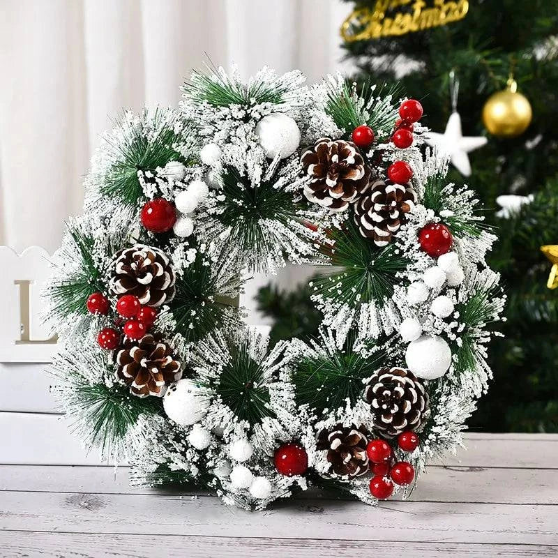 Festive Christmas Wreath Door Garlands – Add Holiday Cheer to Your Door - Home Kartz